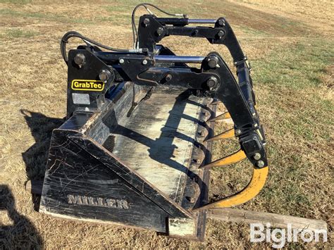 grabtec grapple for skid steer for sale|used skid steer grapple attachment.